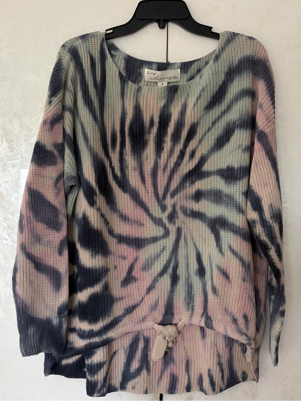 NWT Tie-Dye Long Sleeve Pastel Knit Top